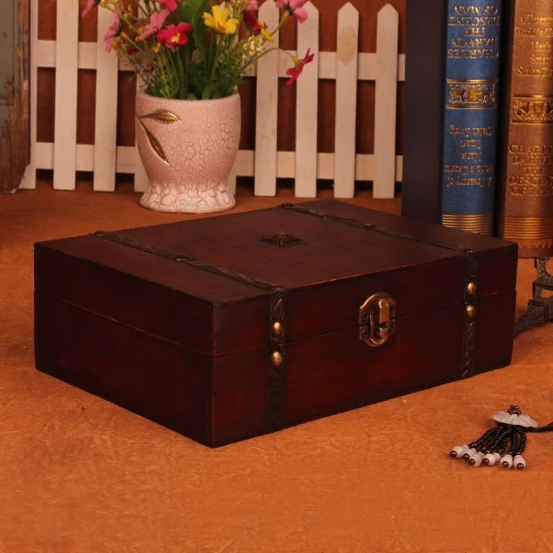 

Jewelry box retro household goods tabletop storage box do old wooden box account this document jewelry gift box drawer