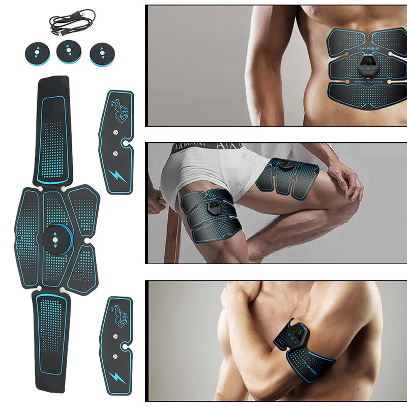 Электрический стимулятор мышц тренажер для брюшного пресса тренировок аппарат