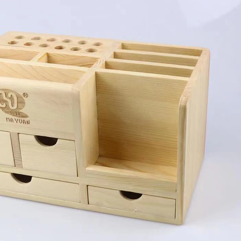 ma yuan multifunction wooden storage box screwdriver tweezers holder mobile phone repair desktop reception tool parts box free global shipping