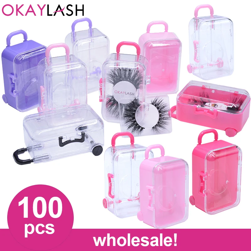 OKAYLASH оптовая продажа уникальный прозрачный чехол для путешествий с мороженым