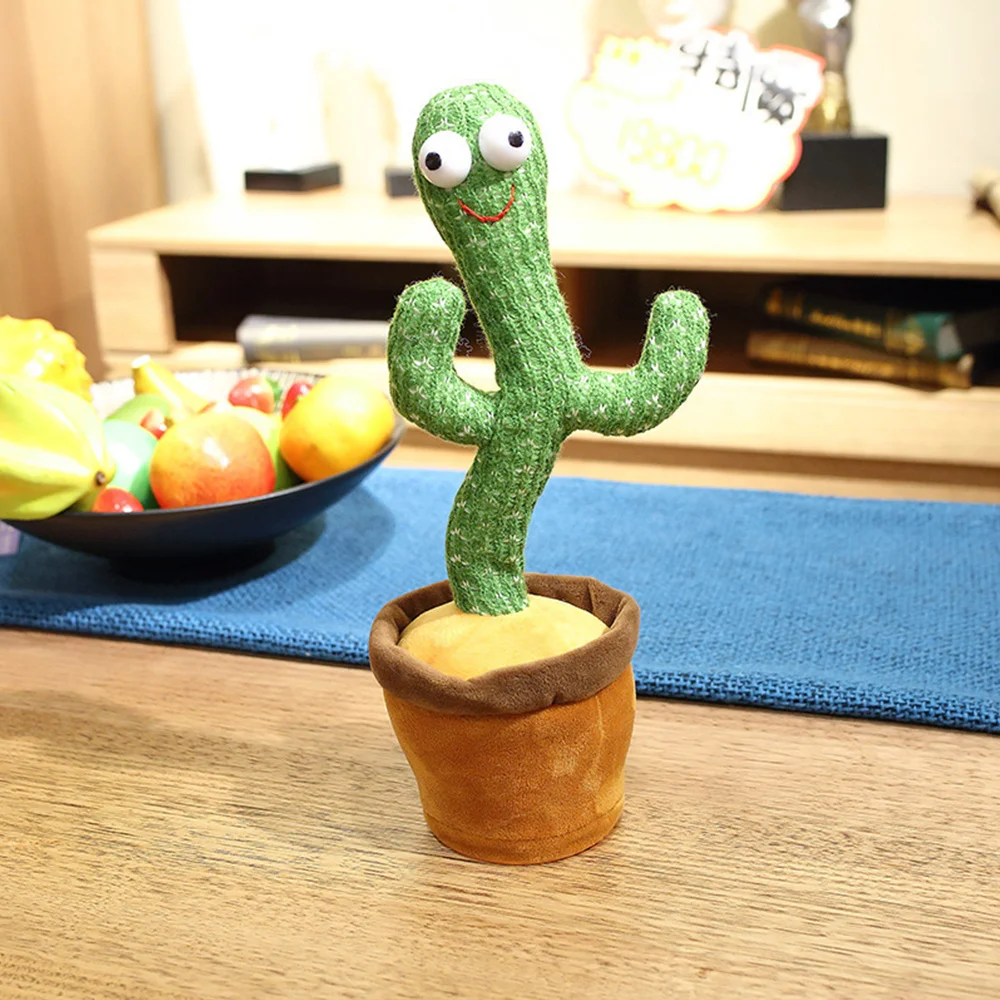

Dog Squeaky Toy Durable Pet Funny Cute Novelty Plush Squeaking Honking Dancing Cactus Dogs Cats Pets Supplies Pets Products
