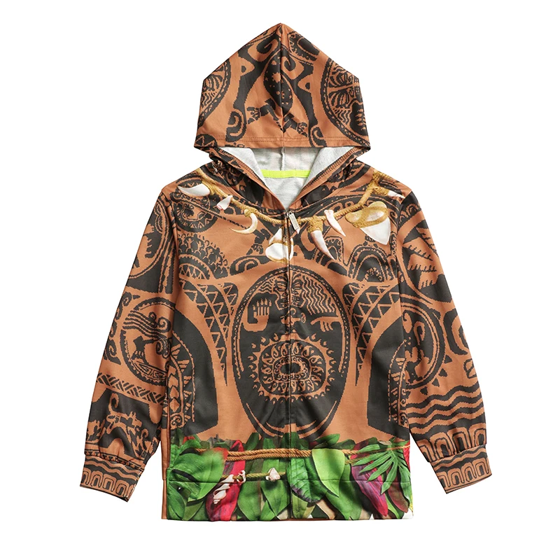 

New Arrival Boy Girl Moana Hoodie Cartoon Coat Children Sweatshirt Children Hoodies Casual Kids Jacket Outerwear Boys Top Tees