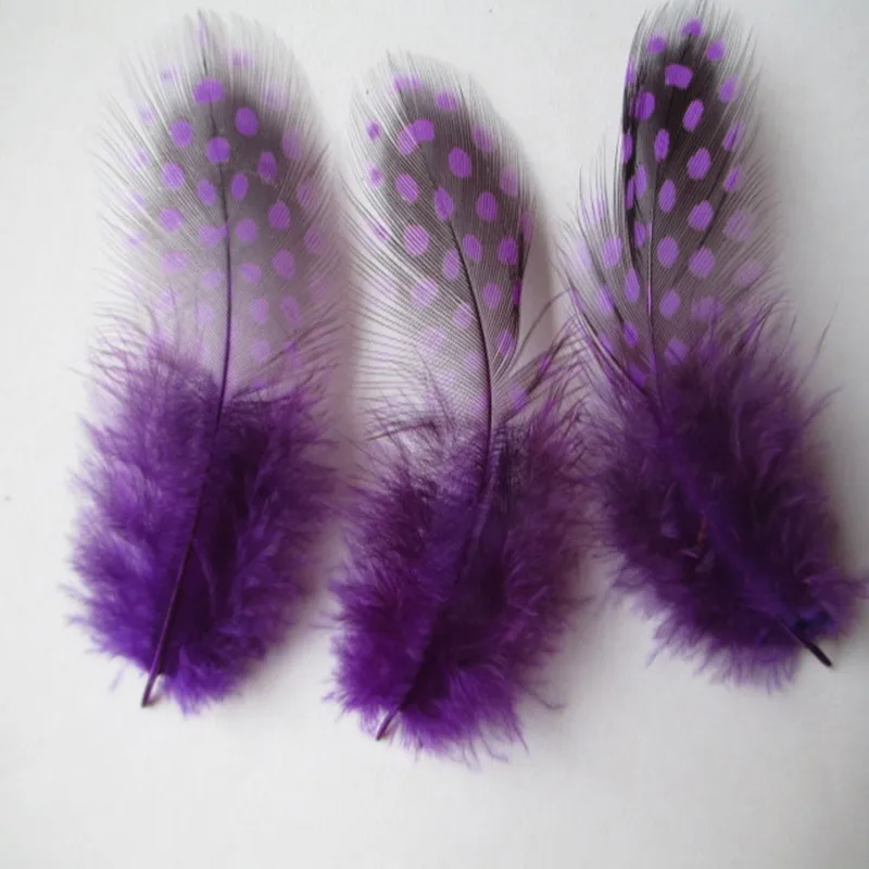 Перья птицы фиолетового цвета 2-3 дюйма/5-8 см 100 шт. | Дом и сад