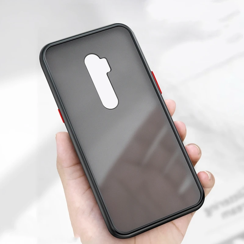 Матовый полупрозрачный чехол для OPPO A9 2020 A5 Realme 5 Pro Q телефона силиконовая рамка