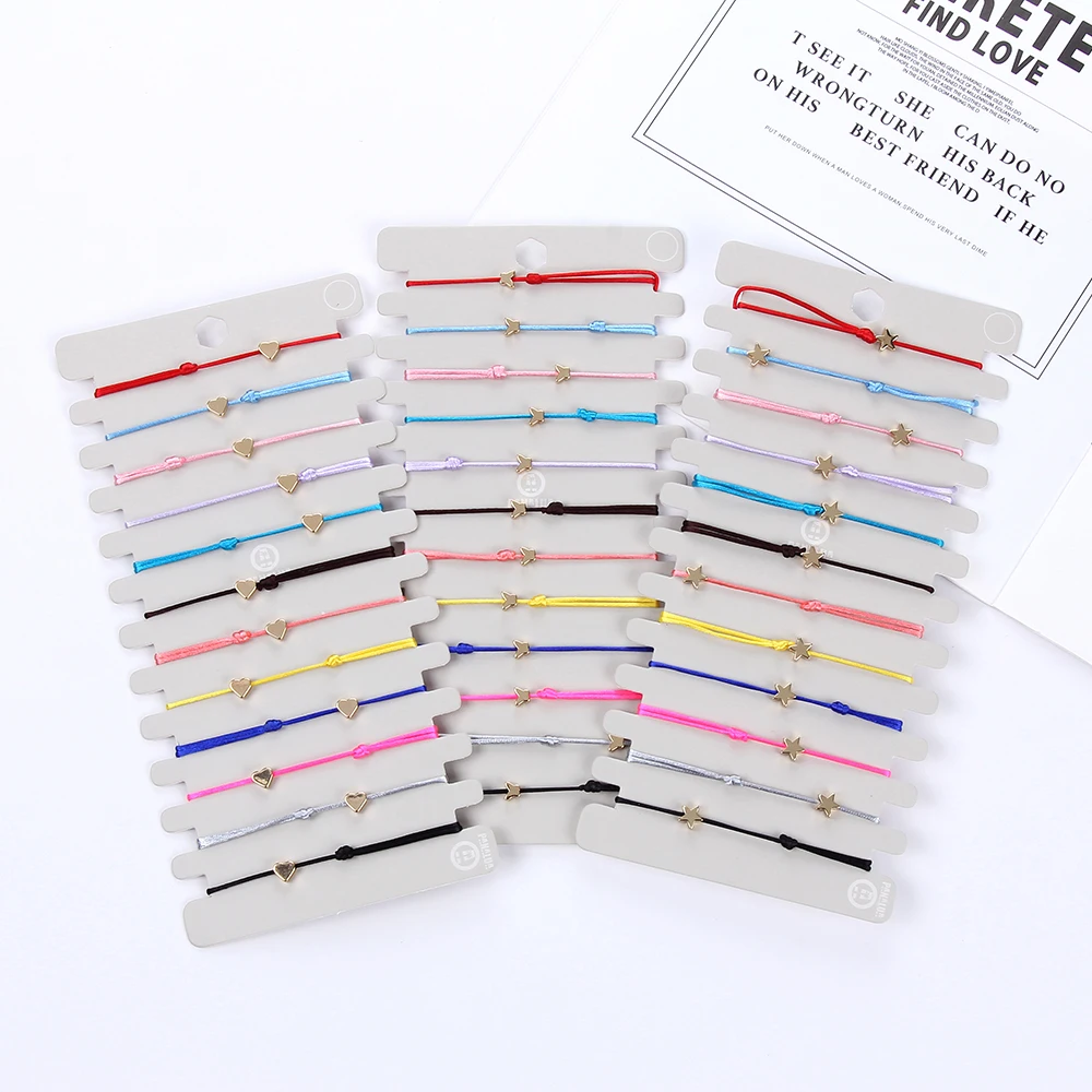 12 шт./компл. Золотой Цвет Звезда Сердце Бабочка Амулеты Браслет для женщин