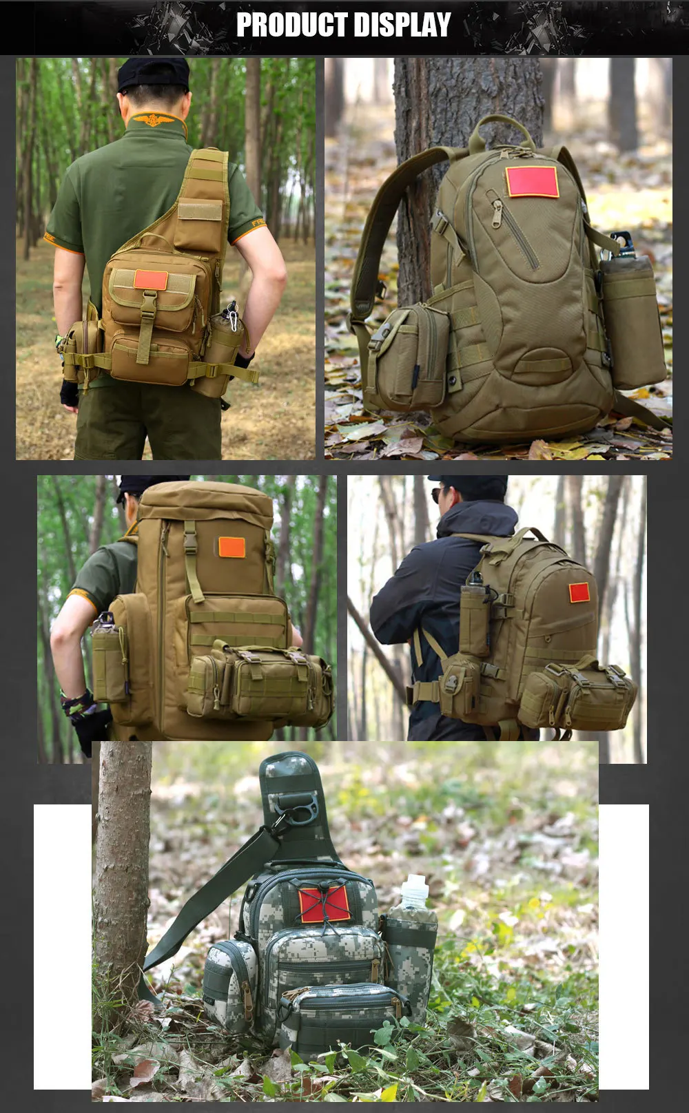 SINAIRSOFT MOLLE система армейская прочная бутылка для воды d-кольцо держатель шнурок мешок Открытый тактический военный бутылка для воды сумка