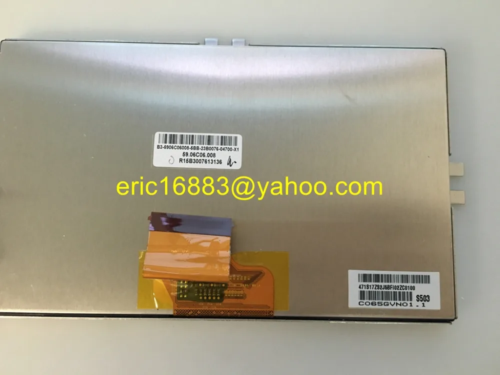 Бесплатная доставка абсолютно новый телефон ЖК-дисплей 6 5 дюйма C065GVN01 C065GVN01.1 для