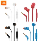 Проводные наушники JBL T110, 3,5 мм, стерео, с микрофоном