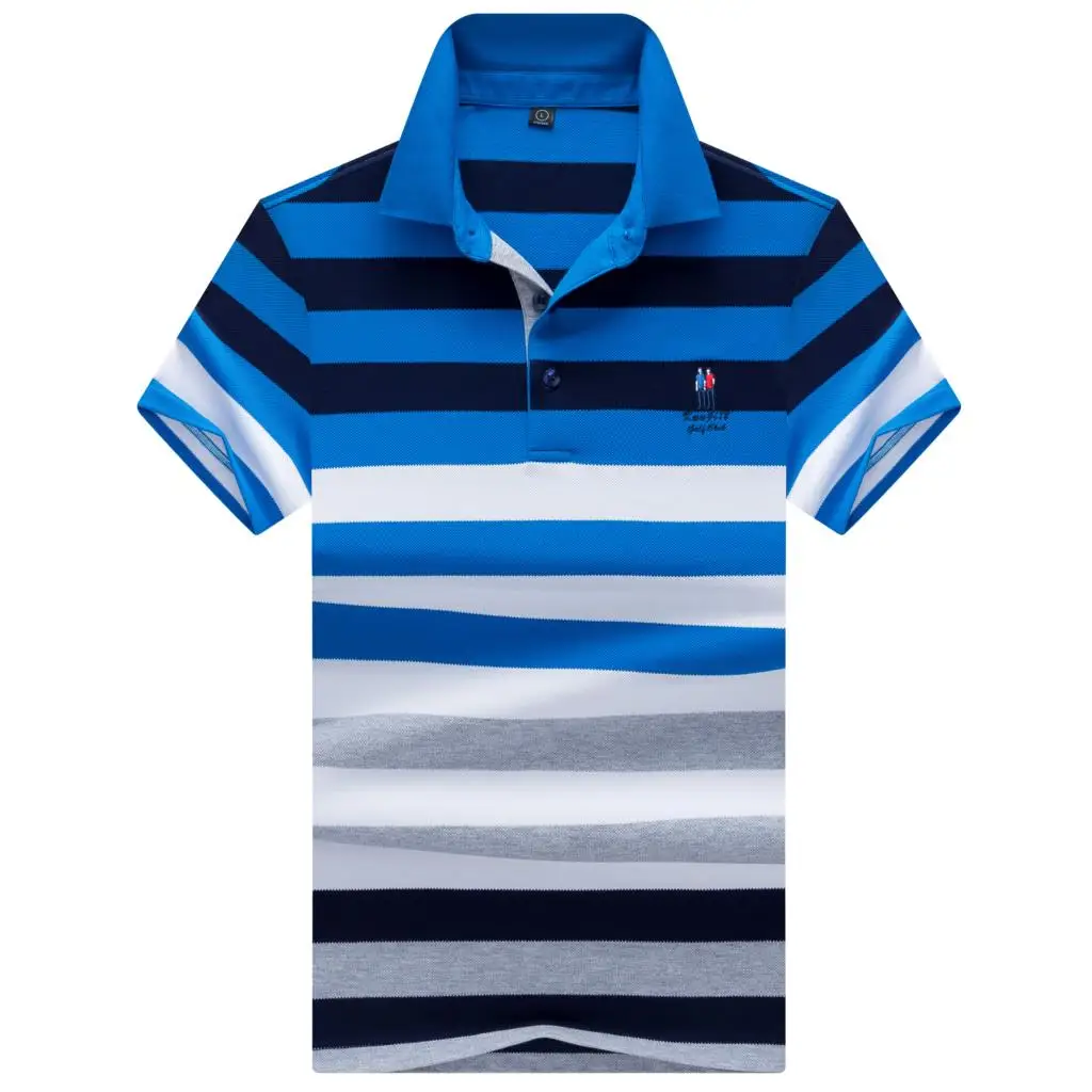 Hollirtiger мужская футболка поло с коротким рукавом хлопок мягкий популярный синий