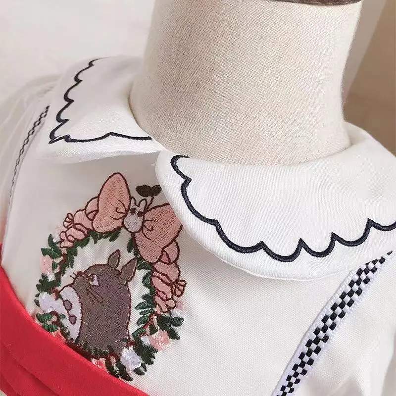 Осенние платья для девочек с цветами детское рождественское милое платье