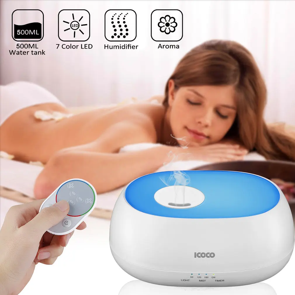 Icoco четыре режима таймера светильник вая терапия 7 цветов Светодиодная лампа