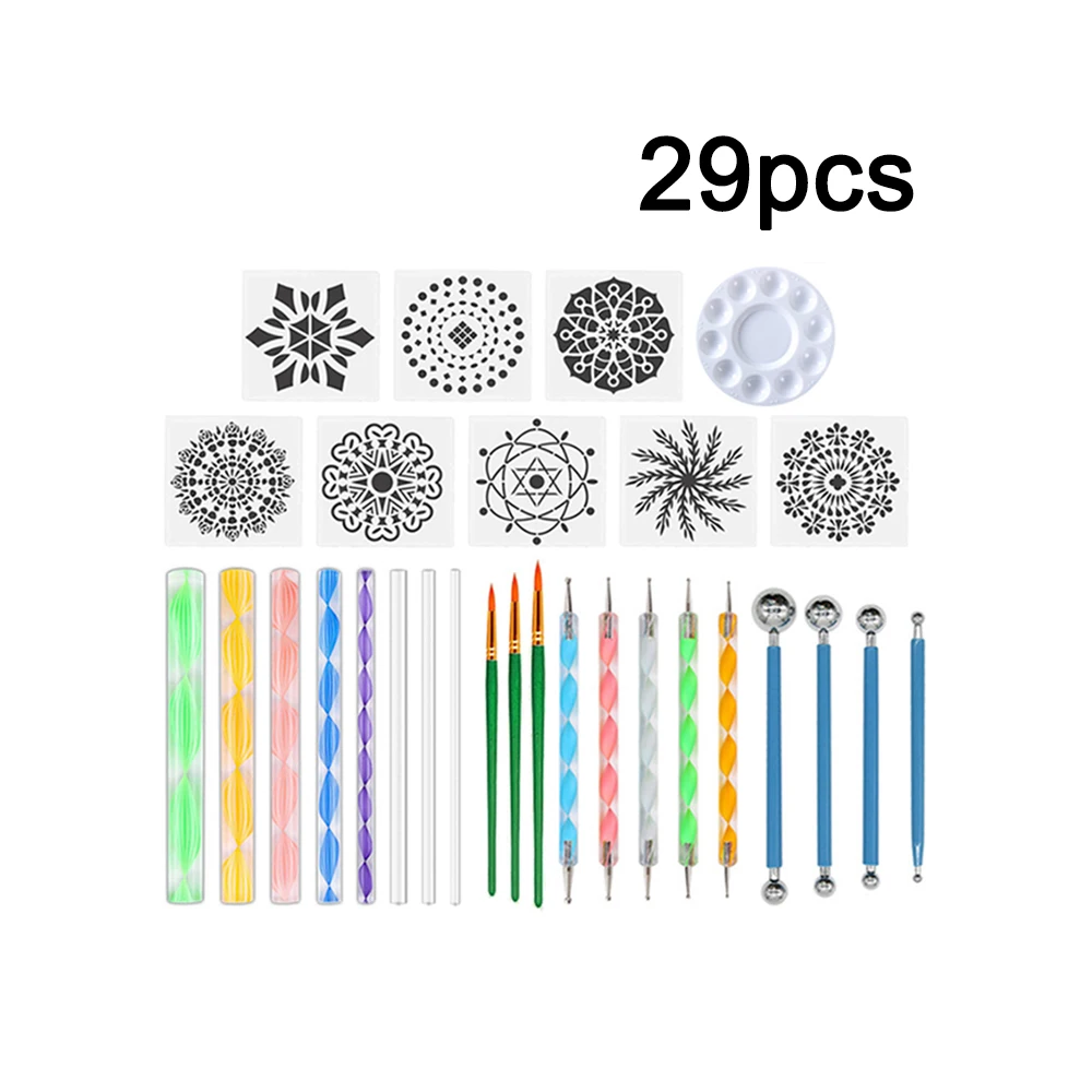 29 шт./компл. DIY керамические инструменты акриловая ручка для краски керамическое
