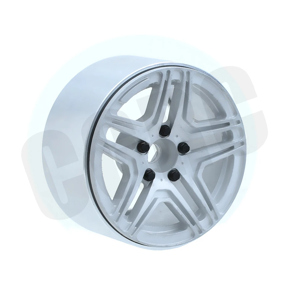 2 дюймовый ЧПУ металлический обод ступицы колеса для 1/10 RC Crawler Car TRX4 G500 TRX6 G63 D90 D110