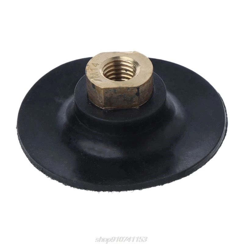 

3'' 4'' M10 M14 Rubber Based Sanding and Grinding Discs Backing Holder Diamond Polishing Backer Pads Hook N07 20 Dropship