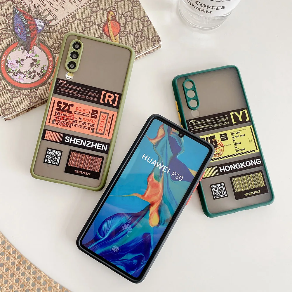 Защитный чехол для телефона с камерой Huawei P30 P40 Pro Mate 30 20 мягкий силиконовый