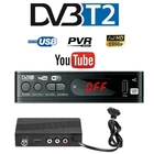 ТВ-тюнер Dvb T2, спутниковый приемник с функциями HD 1080p, USB 2.0, руководством на русском языке
