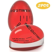 12pcs egg perfect color changing timer yummy soft hard boiled eggs cooking kitchen eco friendly resin egg timer red timer tools
