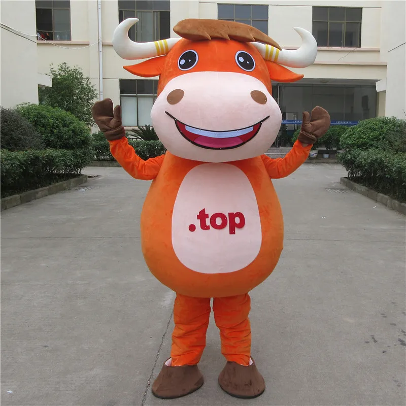 

Cow Mascot Costume Suits Cosplay Party Game Dress Outfits Clothing Advertising Promotion Carnival Halloween Xmas Easter