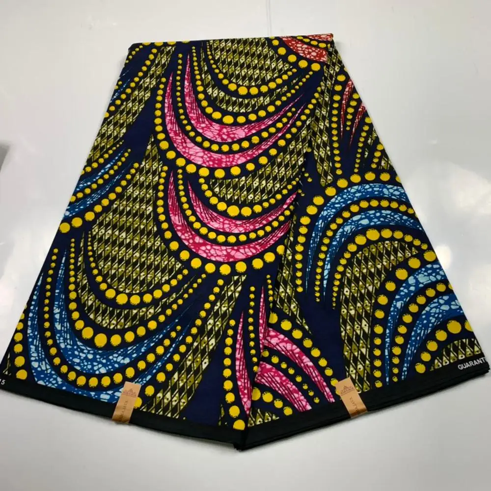 Последний настоящий воск 100% хлопок Анкара африканская вощеная ткань принтом