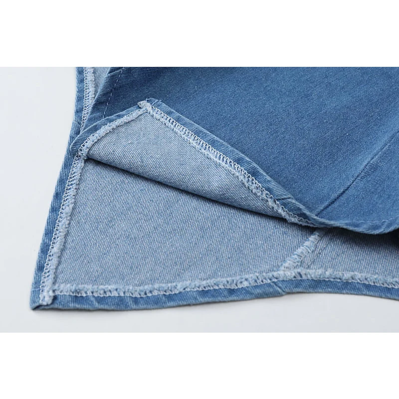 

Summer Women Sexy Denim Bellyband Halter Suspender Vest 2021 Slim Chain Design Sexy Strap Denim Tops Slim Sleeveless Camisole