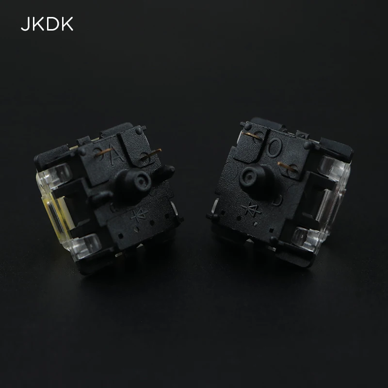 7 шт./упак. Gateron прозрачная крышка черный базовый переключатель MX для механической