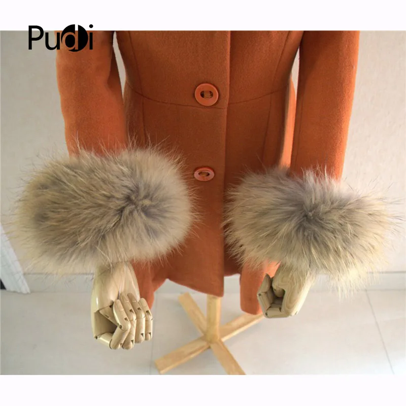 

Real Genuine High Quality Raccoon Dog Fur Cuffs Cuff Arm Warmers 4 Colors