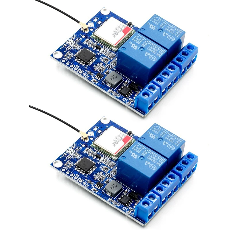 

2-канальный релейный модуль SMS GSM с дистанционным управлением SIM800C STM32F103CBT6 для тепличного кислородного насоса