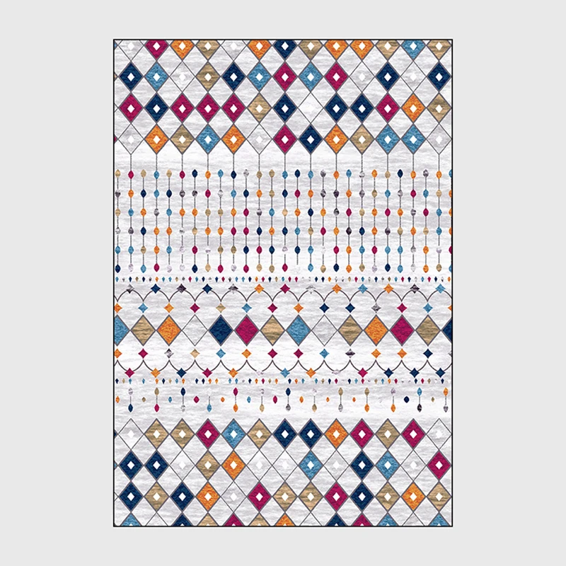 moroccan blythe area rug nordic geometric turkish ethnic style carpet bedroom living room kitchen bathroom bedside carpet mats free global shipping