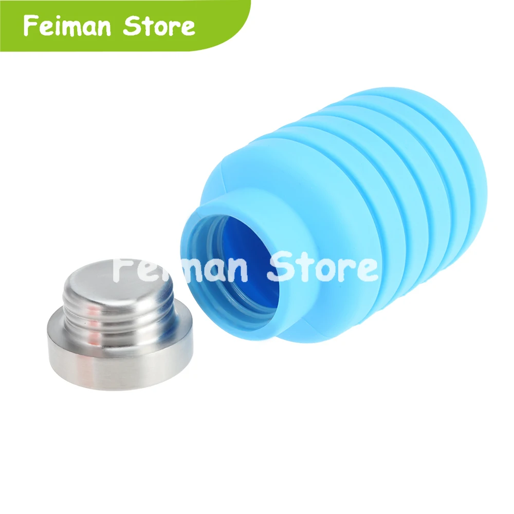 500 мл портативная силиконовая бутылка для воды Выдвижная складная кофе на