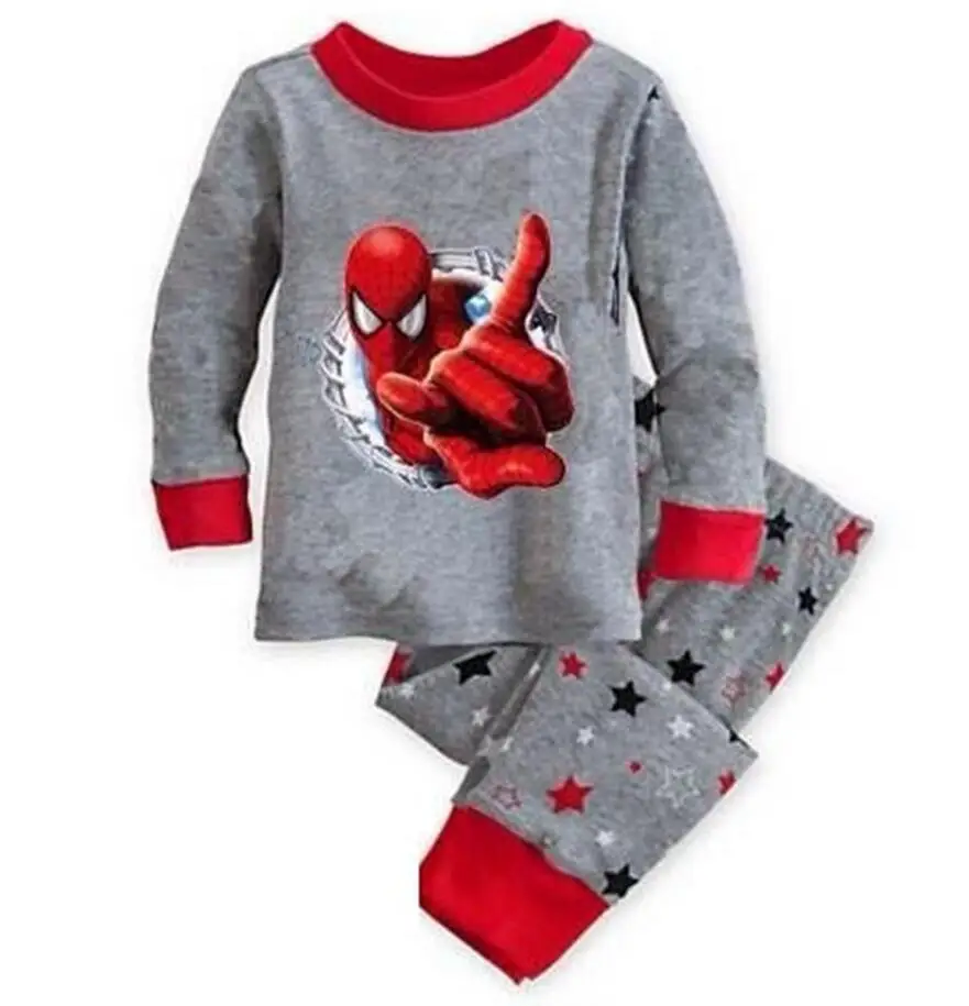Autumn Full Sleeve Pajamas For Kids Sleepwear Set Baby Girls Clothes Pyjamas Kids Cotton Pijamas Cartoon Nightwear 2-13Y - Цвет: model 18
