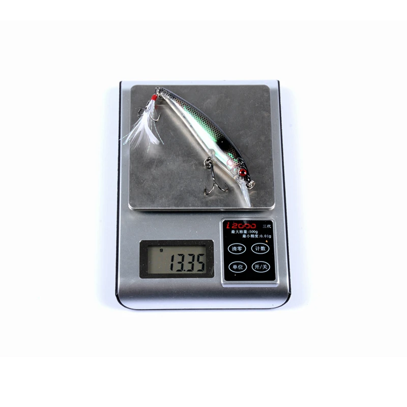 

1 Pcs Topwater Wobbler 3D Eyes Fishing Lure Minnow 11cm 13.4g Hard Bait 3 Fish Hooks Crankbait Floating Fishing Tackle