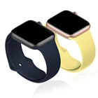 Спортивный ремешок для apple watch 6 SE 5 4 ремешок 44 мм 40 мм iwatch 3 2 ремешок 42 мм 38 мм силиконовый ремешок для умных часов браслет correa