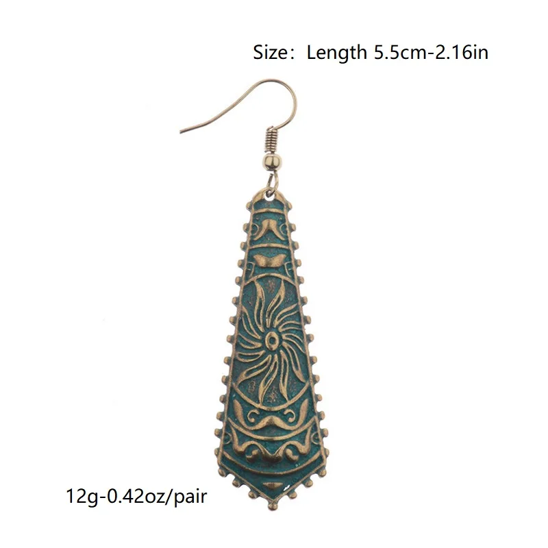 CARTER LISA богемные антикварные серьги с подвеской резные Висячие для женщин Новое