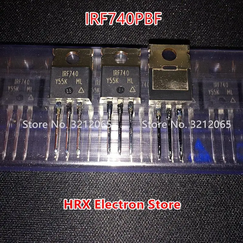 Импорт IRF740PBF IRF740-220 400V 10A MOSFET 10 шт./лот