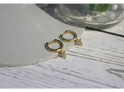 1 pair gold 8mm Серьги из стерлингового серебра 925 пробы, модные циркониевые капли воды, маленькие серьги-капли, кольцо для ушей, Милые простые трендовые женские серьги jewe - Окраска металла: 1 pair gold 8mm