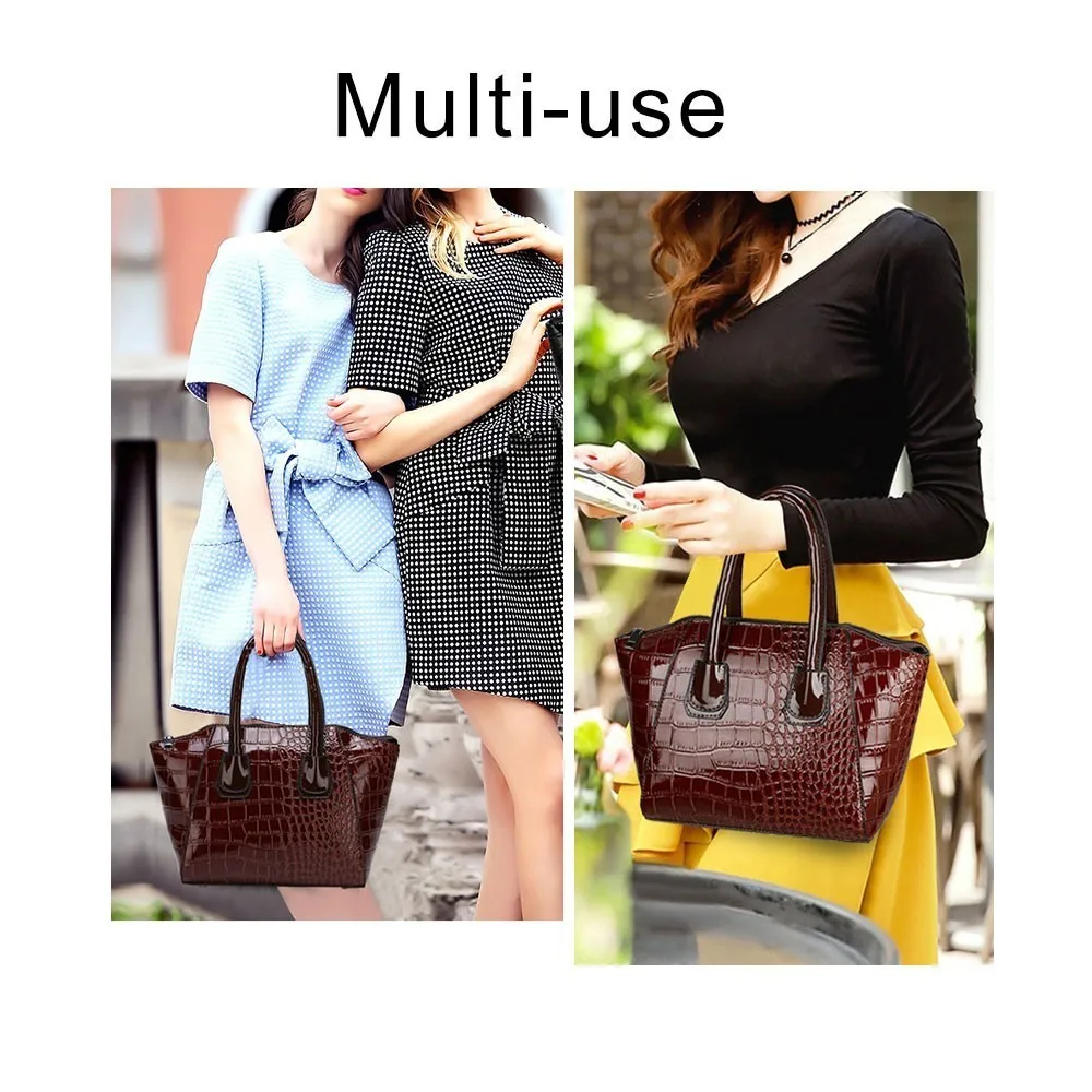 Роскошные комбинированные сумки TTOU из крокодиловой кожи дизайнерский кошелек