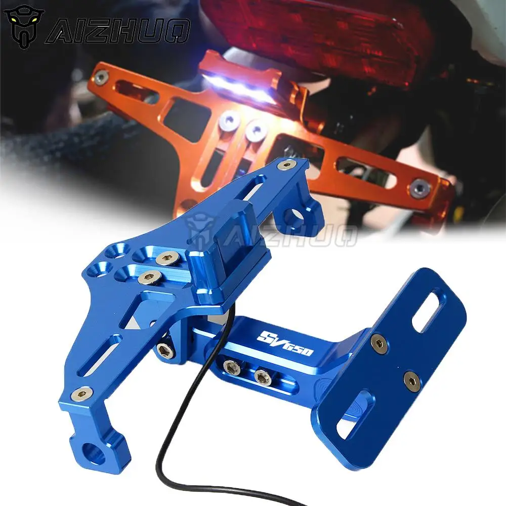 

Motorcycle License Plate Bracket Holder Frame Number Plate For SUZUKI SV650 SV 650 SV650S SV-650 650S 2013 2019 2018 2017 2016