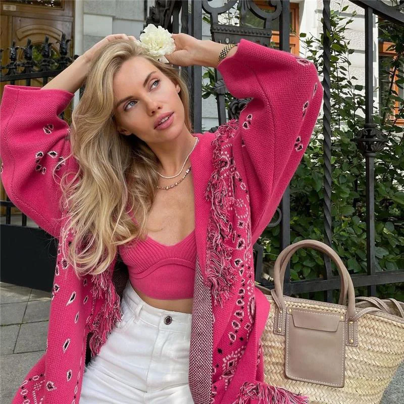 Кардиганы свитер женское вязаное Новое приталенное Женское пальто оверсайз