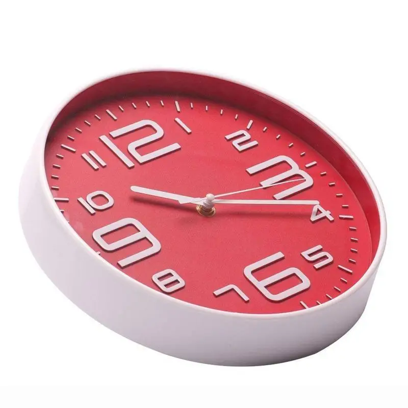 Часы настенные кварцевые большие тихие декоративные часы с 3d-номером 10 дюймов на