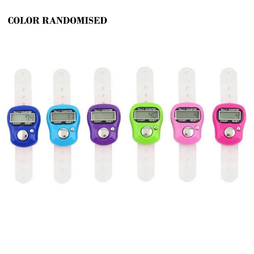 Mini 5-Digit LCD Electronic Digital Golf Finger Hand Held Ring Tally Counter | Инструменты