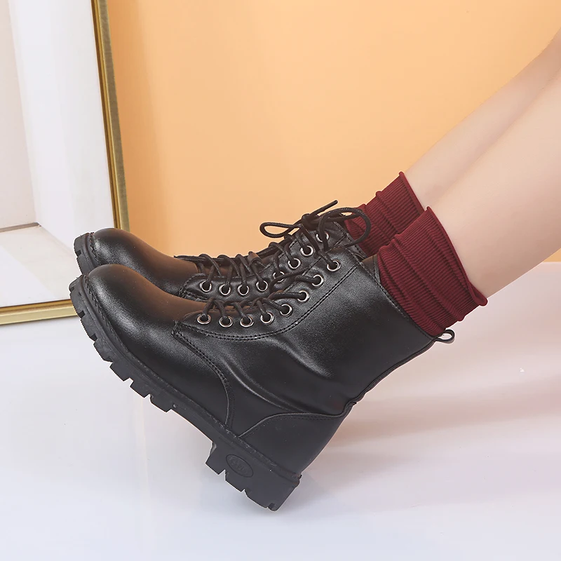 CUZULLAA ботинки для мамы и ребенка 2020 зимние детские модные девочек Ботинки Martin