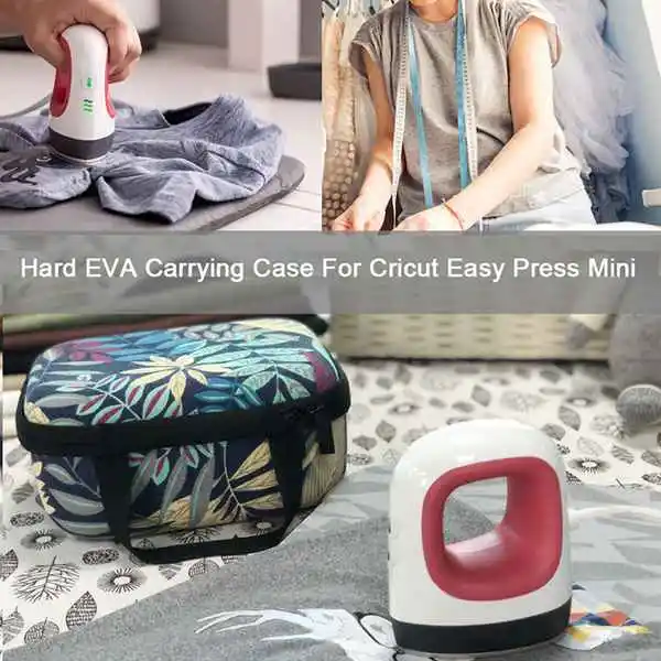 Жесткий EVA сумка для хранения путешествий Чехол переноски Cricut легкий пресс Мини