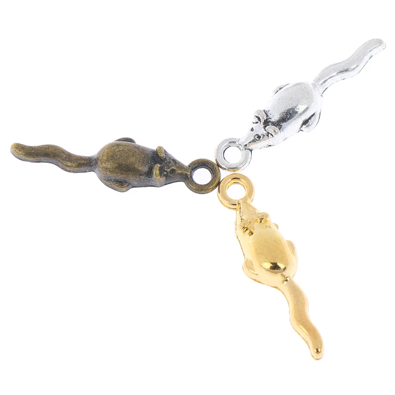 10 шт./компл. подвеска маленькая мышь милая крыса Очаровательные Подвески для