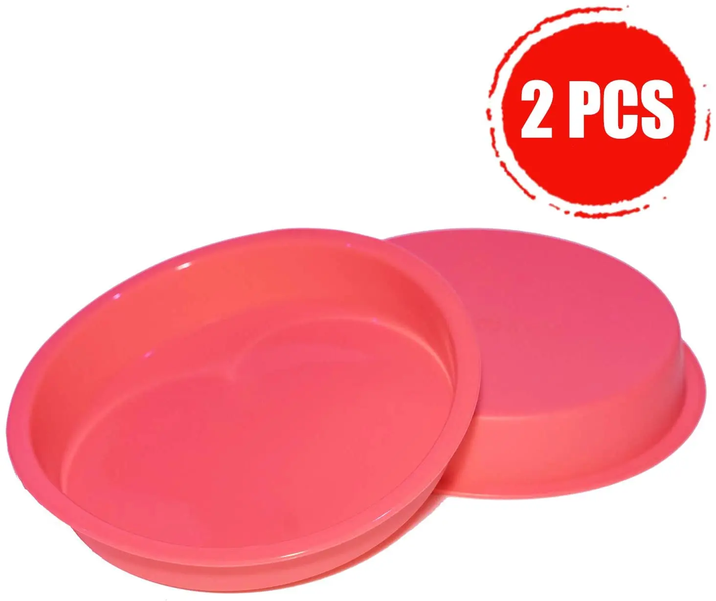 Силиконовые 8 дюймов для выпекания пирогов Европейский-Класс LFGB круглый