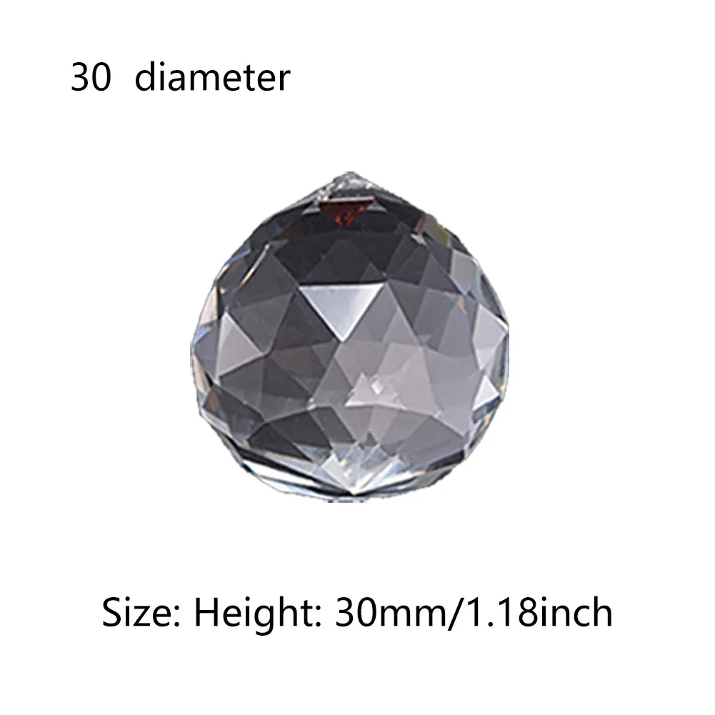 

Crystals Glass Hanging Crystal Suncatcher 30mm Clear Crystal Ball Prism Rainbow Maker Garden Outdoor Home Kids Room Window Decor