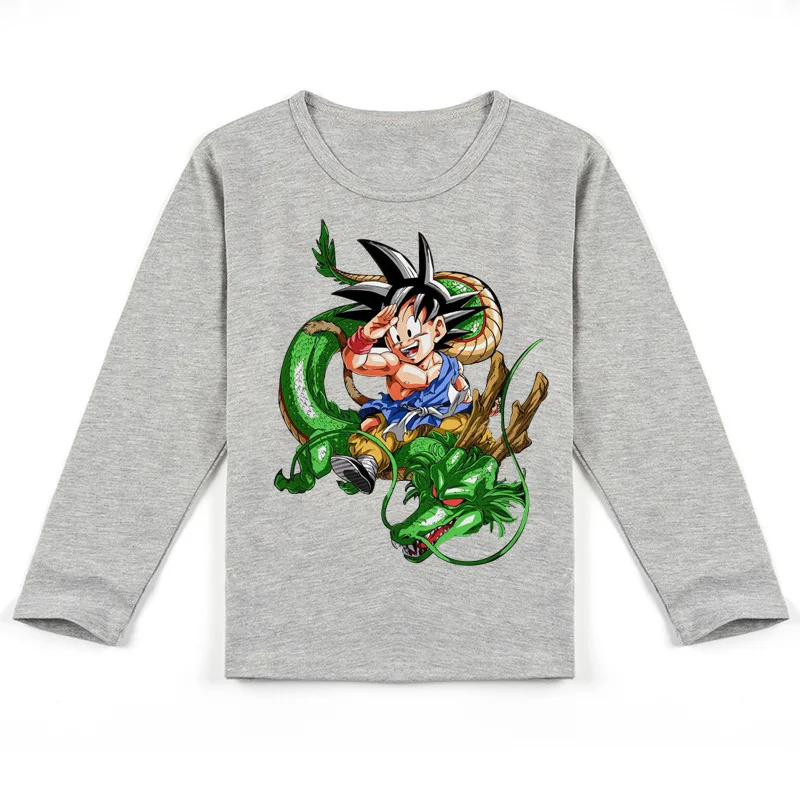 

Z&Y Anime T Shirt Kids Fashion Casual Print T-shirt Boys Long Sleeve Tops Harajuku Outfit Girls Funny Tshirts