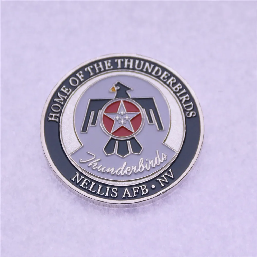 База ВВС США Nellis база Thunderbirds USAF вызов Монета|us coins|coin coins |