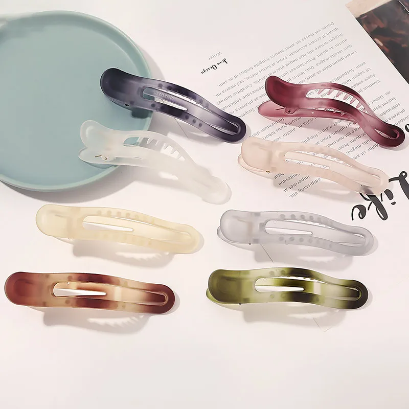 

Hot Selling New Fashion Temperament Super Cute Candy Color Acrylic Hair Clips Accessories for Girls