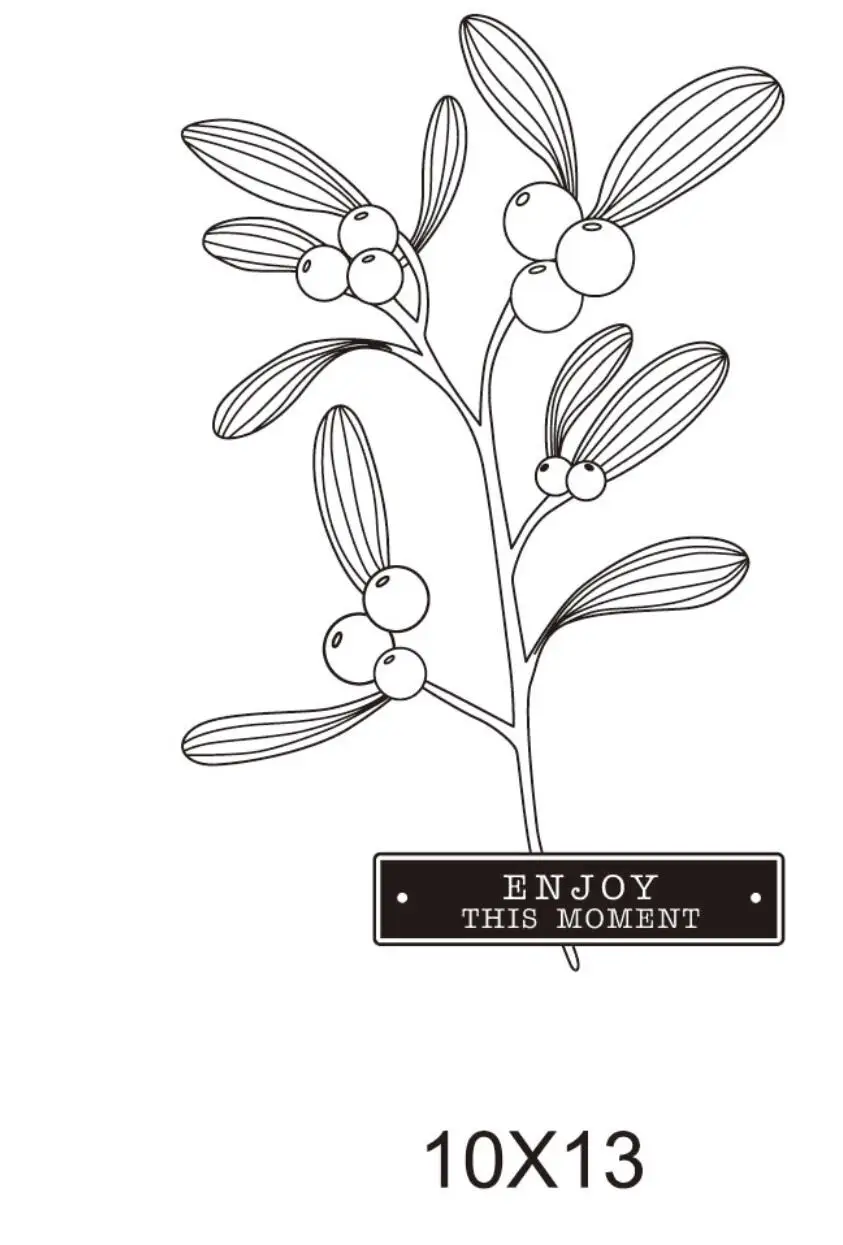 Французский прозрачный силиконовый штамп/печать для сделай сам