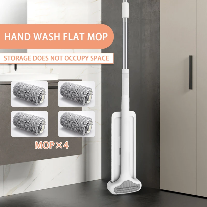 Швабра с микрофиброй свободные руки Волшебная сменная насадка для мытья пола